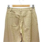 St. John  Sport Tan Jacquard Pants Size 2 Textured Straight Leg Animal Print VTG Photo 6