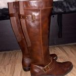 kim rogers New  Jax Chestnut Brown Tall Riding Vegan Leather Boot Photo 3