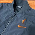 Nike WNBA CT Sun Black Full zip jacket size medium orange embroidered logo Photo 3