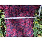 Delia's Y2K Magenta Blue Floral Midi Dress Size XS Photo 5