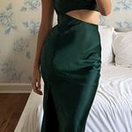 Princess Polly Green Maxi Wedding Guest Dress Photo 0