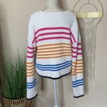 Francesca's  collections • striped ribbed boxy sweater Photo 1
