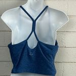 Beyond Yoga  Blue Slim Racerback Cropped Tank size XL Photo 2