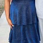 Prom/hoco Court Dress Blue Size M Photo 0
