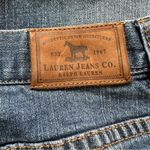 Ralph Lauren Vintage Lauren Jeans Co. Jeans High Rise Embroidered Accent Boot Cut Denim 10P Photo 8