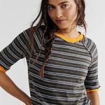 Free People We The Free Have At It Raglan Crewneck Tee Size XS NWOT Photo 0