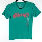 Fifth Sun Womens T Shirt Merry Christmas Holiday Short Sleeve Green XL Photo 0