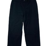 A New Day Black Wide leg Cropped Pants Size 0 Photo 0