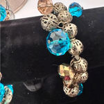 Chelsea Jewelry two necklaces two bracelets one earring set see pictures Blue Photo 5