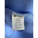 FIGS Catarina Scrub Top Blue Short Sleeve V-Neck Pocket Size Large Photo 3