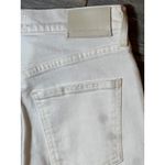 Citizens of Humanity  Florence Wide High Rise Straight Jeans White Raw Hem 26 COH Photo 12