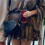 Brown Speckled Long Sleeve Sundress Size M Photo 0