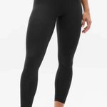 Athleta New  L Interval Perforated Black Leggings Large Regular Photo 0