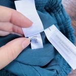 Loft • Petite Clip Dot Romper teal tie waist shorts swiss dot summer Photo 7