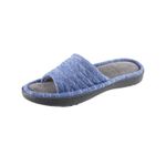 Isotoner Womens Blue Gray Slippers Size 6.5-7 Photo 6