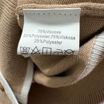 Grace Karin  Women's Short Sleeve‎ Button Front Cardigan NEW Tan White S Photo 4