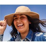 ASN Harper Hat Tan Oatmeal Felt Braid Wool Floppy Women’s NWT Photo 1