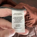 House Of Harlow Brown Faux Leather‎ Tapered Leg Pants Pleated Trousers Size 2 Photo 7