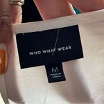 Who What Wear | Cream Lace Long Sleeve Blouse Sz M Photo 11