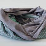 Lululemon Vinyasa Scarf Rulu Parallel Stripe Menthol & Heathered Slate Photo 5