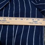 Ralph Lauren Polo  Women's Double Breasted Pinstripe Linen Blazer Size 12 Navy Photo 13