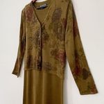 Nina Leonard vintage 80’s built in blazer wool blend knit dress L Photo 4