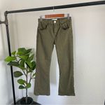 frame denim Frame Le Crop Mini Boot Washed Army Green Pants Size 24 Photo 1