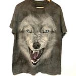 3D graphic tees wolf oversized tee Large Photo 0