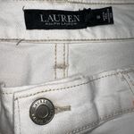 Lauren Ralph Lauren Women's Patchwork Relaxed Tapered Ankle Jeans Cream Size 16 Photo 3