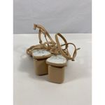 Franco Sarto  Laina Strappy Heels Beige Size 10 Photo 3