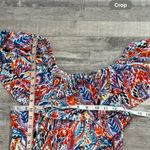 cupio  Colorful Paisley Maxi Dress Sleeveless, Ruffle Collar, Drawstring R35 Photo 6