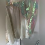 Storia Iridescent Puff Sleeve Babydoll Dress Photo 4