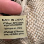 Set of 3 Rafe New York Small Wristlet Bags Tribal Ethnic Boho Linen & Cotton Brown Photo 6