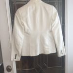 Calvin Klein Jacket Womens Sz 0 White Linen Photo 1