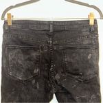 Bongo  Black/Gray-washed Distressed Denim Shorts super soft skinny size 11 Photo 5
