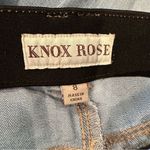 Knox Rose Light Wash Jeans Women's 8 Boho Denim Multicolored Stitching On Seam Photo 5