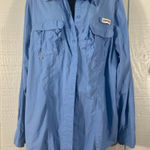 Magellan outdoors Magellan Blue Long Sleeve Fishing Shirt Size 2X EUC Photo 0