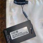 Pretty Little Thing Prettylittlethings Cream Satin Pleated Crop Corset - size 12 Photo 2