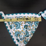 Bikinx Green and Gold Boho Print Bikini NWT Size Small Triangle Bikini Photo 10