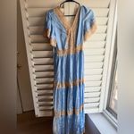Spell Blue and Beige Lace Maxi Dres NWT Size M Photo 8