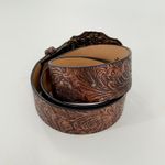 SheIn Women's Western Style Embossed Vintage Boho Buckle Belt Photo 1