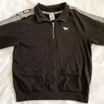 PINK - Victoria's Secret Pink Victoria Secret Black Quarter Zip Photo 1