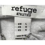Refuge Athletics Gray New York 1991 Cropped Zip Up Hoodie Size‎ L Athleisure Size L Photo 3