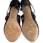 Isola EUC  Leather Bevin Mesh Heels Black Patent Size 7.5 Photo 8