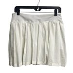 Adidas NWT Women's White Tenniscore Skort Skirt Pleated Size M Athleisure Preppy Photo 0