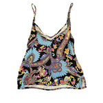 Haute Hippie NWT  Black Paisley Cami Tank Top Size XS Photo 3