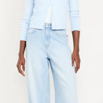 Old Navy  High-Rise Baggy Wide Leg Jeans Sz 4 Photo 0