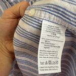 J.Crew  Relaxed boy shirt in mixed stripe Beauchamps linen size 16. Photo 5