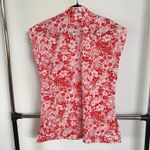 American Vintage Vtg Paradise Hawaii Red Vacation Beach Lightweight Bloke Surf Shirt Medium Photo 3