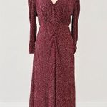 MNG long sleeve Polk dot maxi dress size 8 Photo 3